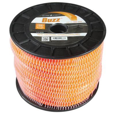 Stens 0.105 in. x 190 ft. Silver Streak Buzz Trimmer Line, Orange