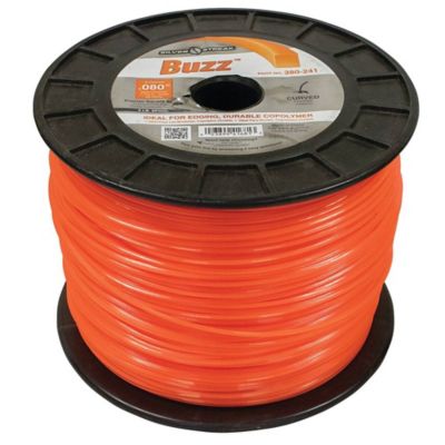 Image showing  0.080 in. x 1,772 ft. Silver Streak Buzz Trimmer Line, Orange