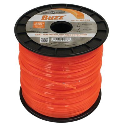 Image showing  0.095 in. x 728 ft. Silver Streak Buzz Trimmer Line, Orange