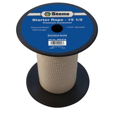 Stens 100 ft. Diamond Braid Starter Rope, 5-1/2#