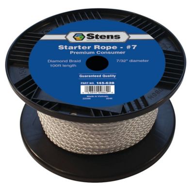 Stens 100 ft. Diamond Braid Starter Rope, 7/32 in. Diameter