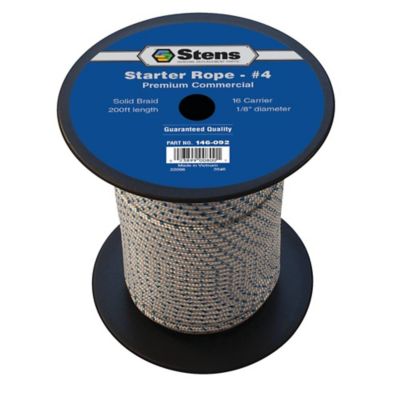 Stens 200 ft. Solid Braid Starter Rope, #4