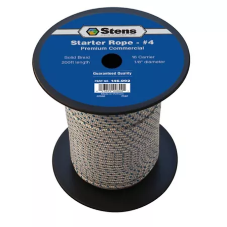 Stens 200 Feet Strong Braided Starter Rope #4 Mower Engines & Parts