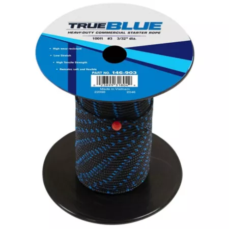 Stens 100 ft TrueBlue Starter Rope 3/32 in Diameter Mower Engines & Parts