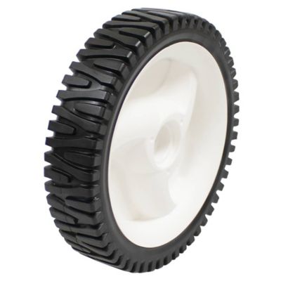 Craftsman lawn mower rear best sale wheel replacement