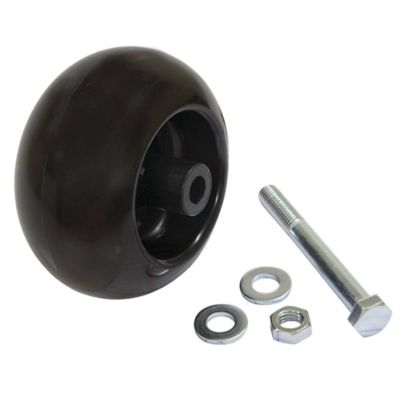 Stens 5 in. x 2-1/4 in. Deck Wheel Kit for Most Hustler Zero-Turn Mowers, 1/2 in. Bore, 2-1/2 in. Hub Offset