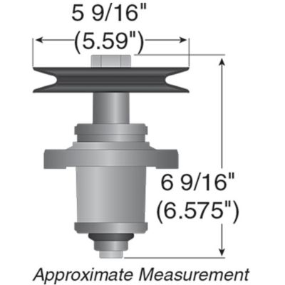 Image showing  Lawn Mower Spindle Assembly for Cub Cadet LT1022, LT1045 and LT1046, Replaces OEM 918-04123B