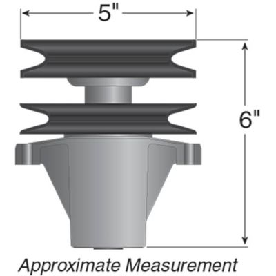 Image showing  46 in. Lawn Mower Spindle Assembly for MTD 800 Series Mowers, Replaces OEM 918-0117B