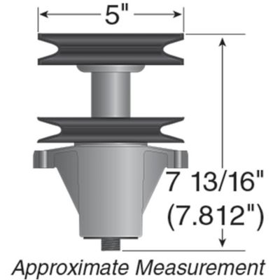 Image showing  46 in. Lawn Mower Spindle Assembly for MTD and Troy-Bilt Mowers, Replaces OEM 918-0593A