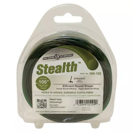 Stens 0.105 in x 30 ft Stealth Cutting Line Clam Shell Green Trimmer Lines Spools & Blades