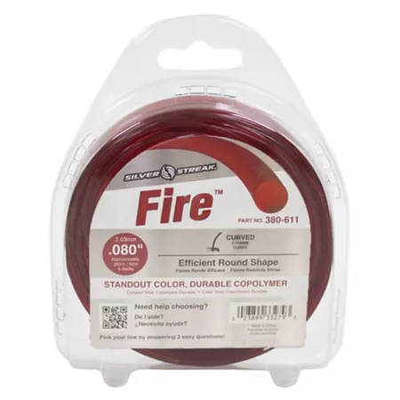 Stens 0.080 in x 203 ft Firestop Line for Echo Shindaiwa OEM 8002 Red Trimmer Lines Spools & Blades