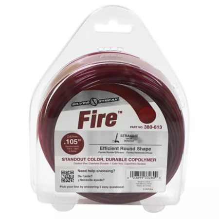 Stens 0.105 in x 118 ft Firestop Line 1/2 lb Donut Red Trimmer Lines Spools & Blades