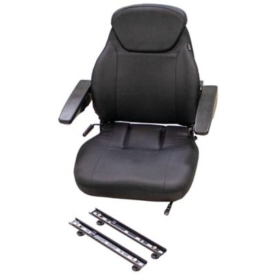 Stens Black Talon Premium High-Back Tractor Seat, Black