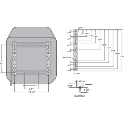 Image showing  Black Talon Premium High-Back Tractor Seat, Grey