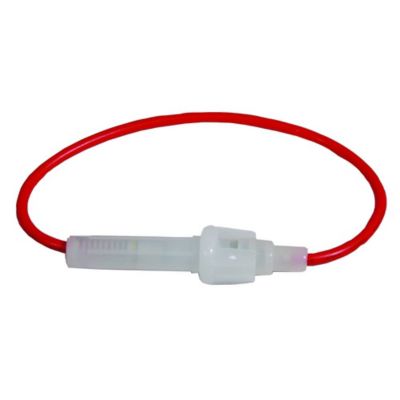Stens In-Line Fuse Holder for Molded Plastic Fuse Holder, 16 Gauge, 8 in. L