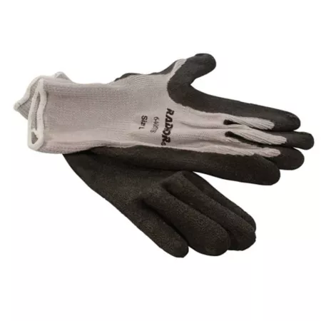 Stens Latex Coated String Knit Gloves Gray X-Large Work Gloves