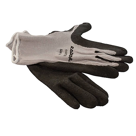Stens Latex Coated String Knit Gloves, Gray, Extra Large