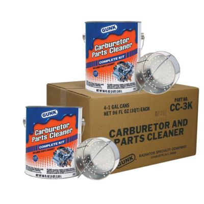 Stens Gunk Carburetor and Small Engine Parts Cleaner with Dip Basket, 4-Pack