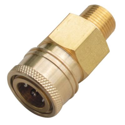 Stens 3/8 in. x 3/8 in. MNPT Side Mount Coupler, 4,000 Max PSI