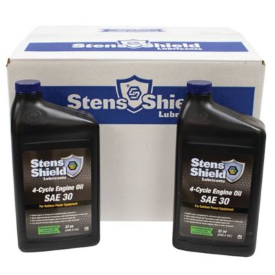 Stens 4-Cycle SAE30 Engine Oil for Universal Products, 32 oz., 12-Pack