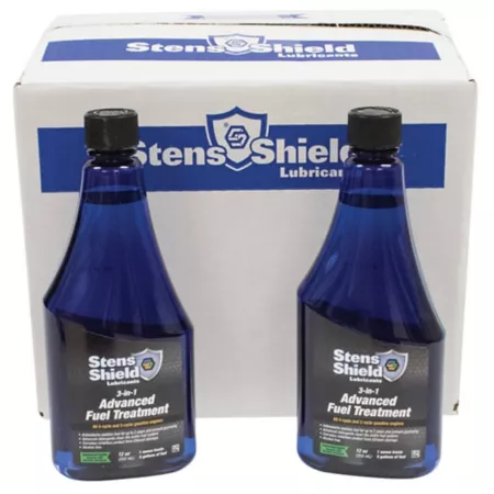 Stens Shield Advanced Fuel Treatment 3 in 1 12 oz Pack of 12 Mower Accessories