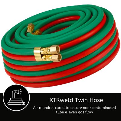 Image showing  Twin Hose Grade T, BB Fitting, 1/4 in. Diameter, 100 ft. Length
