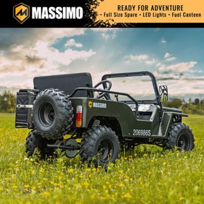 Image showing 7 th Massimo Mini 125 9 hp 4-Stroke Single Cylinder 125cc Engine Go Kart