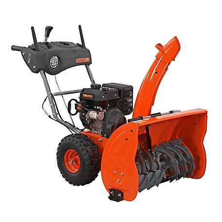 YARDMAX 28 in. Self-Propelled Gas 2-Stage Snow Blower with Headlight and Electric Start