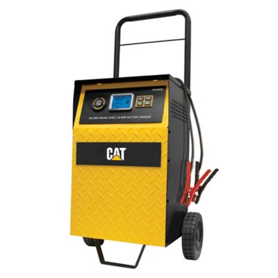 CAT 40A Professional Rolling Battery Charger, 3A Battery Maintainer, 200A Engine Start