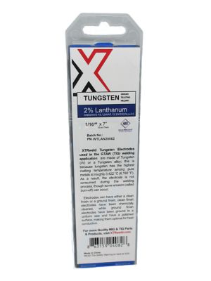 XTRweld 1/16 in. x 7 in. 2.0% Lanthanated Tungsten Electrodes, 10-Pack