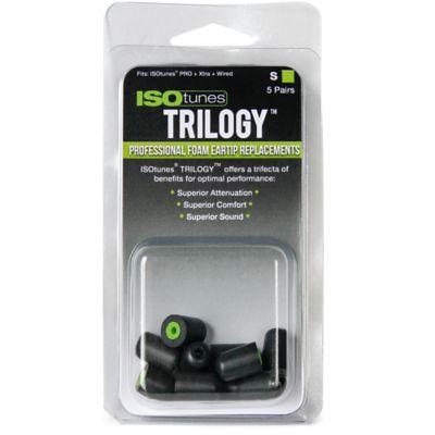 Image showing  Trilogy Replacement Foam Ear Tips, Small, 5 Pairs
