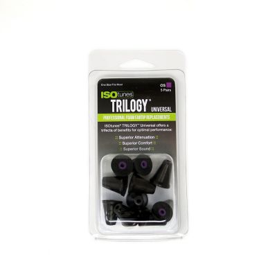 Image showing  Trilogy Replacement Foam Ear Tips, Universal, 5 Pairs