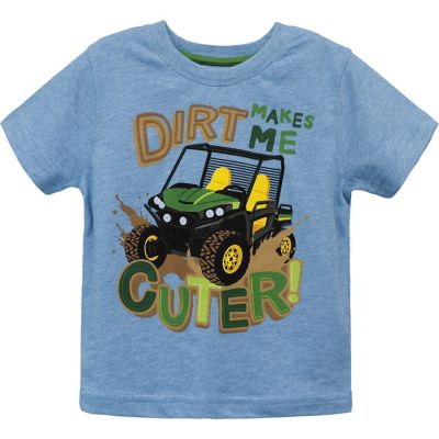 John Deere Toddler Boys' Short Sleeve Tee Dirt Cuter