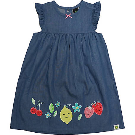 John Deere Toddler Dress Fruit