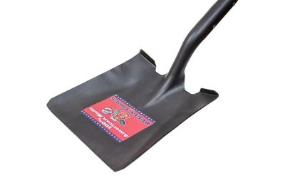 Image showing  33 in. Hardwood Handle Square Point Shovel with Poly D-Grip