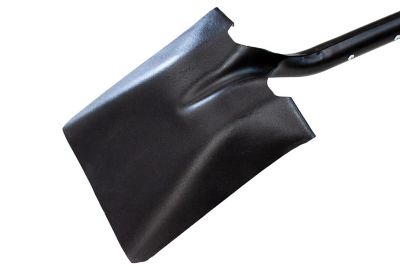Image showing  33 in. Hardwood Handle Square Point Shovel with Poly D-Grip
