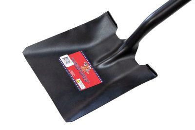 Image showing  33 in. Fiberglass Handle Square Point Shovel with Poly D-Grip