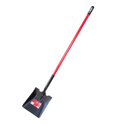 Bully Tools 48 in. Fiberglass Handle 14-Gauge Square Point Shovel