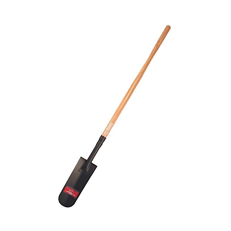 Bully Tools 12-Gauge Drain Spade with Long Hardwood Handle, 72530
