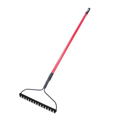 Bully Tools 16 in. Bow Rake with Fiberglass Handle - 58 in., 92309