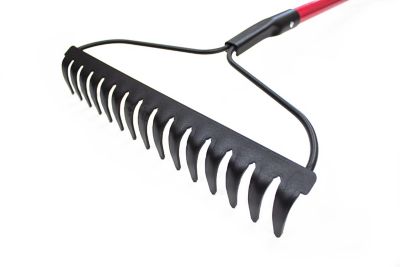 Image showing  16 in. Bow Rake with Fiberglass Handle - 58 in., 92309