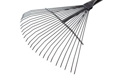 Image showing  22.25 in. Steel 24-Tine Thatching Rake with Fiberglass Handle