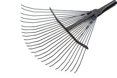 Image showing  22.25 in. Steel 24-Tine Thatching Rake with Fiberglass Handle