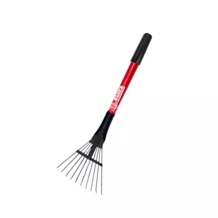 Bully Tools 8 in Shrub Rake with Short Fiberglass Handle 92319 Rakes & Forks