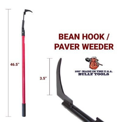 Image showing  1 in. Bean Hook/Paver Weeder with Fiberglass Handle