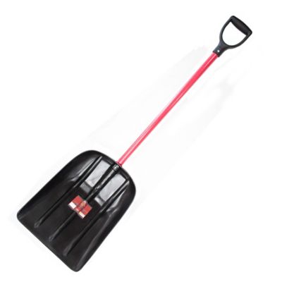 Bully Tools Snow/Mulch Scoop Shovel with Fiberglass Handle and Poly D-Grip, 92400 
