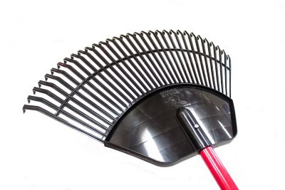 Image showing  30 in. Polypropylene Lawn/Leaf Rake with Fiberglass Handle