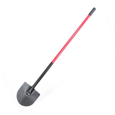 Image showing  48.5 in. Fiberglass Handle Weighted Caprock Irrigation Shovel
