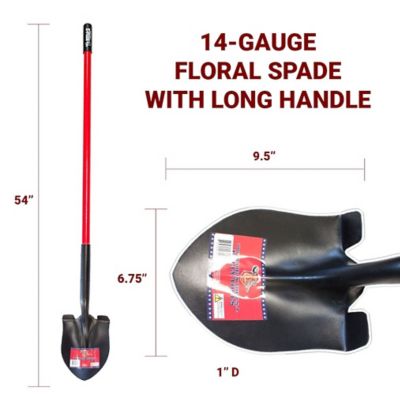 Image showing  47 in. Fiberglass Handle Floral Spade