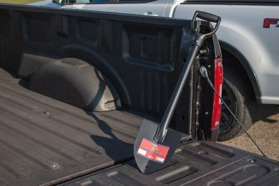 Image showing 7 th Bully Tools 24.25 in. Steel Handle Trunk Shovel with Poly D-Grip